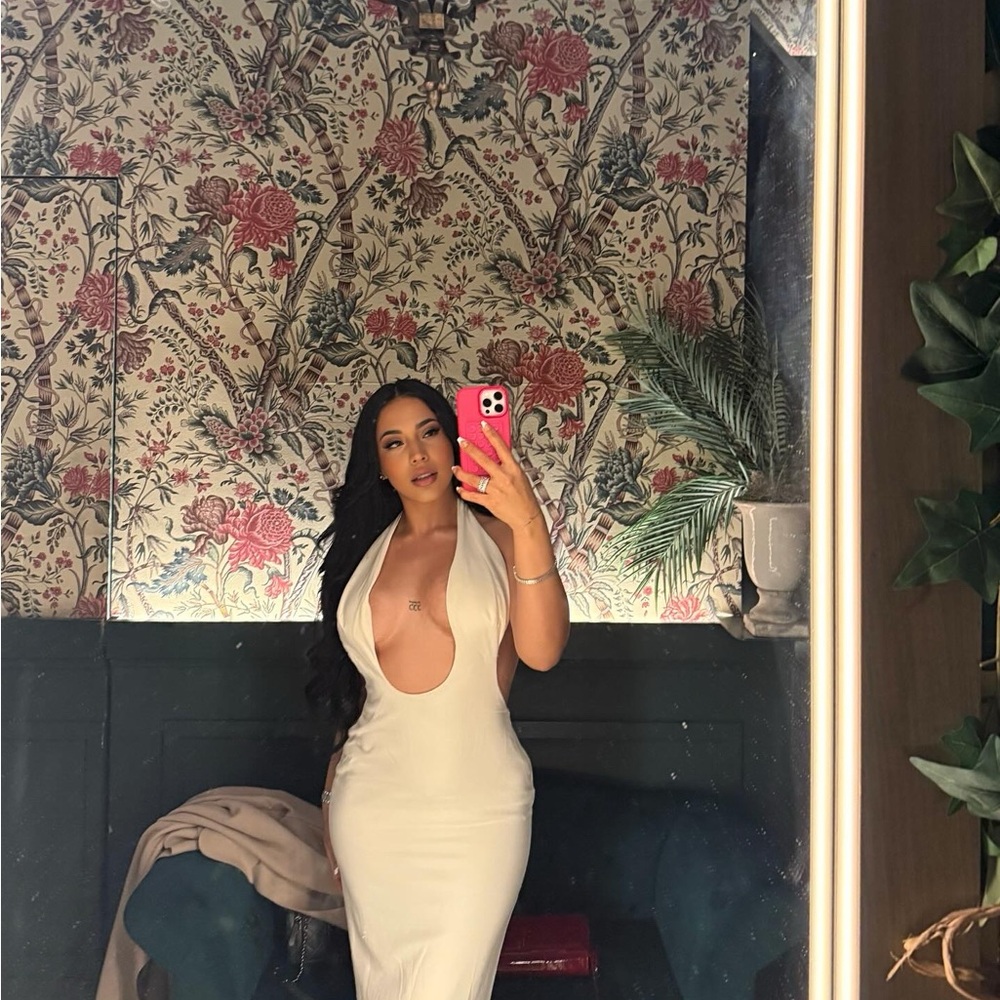 Isabella Plunge Maxi Dress
